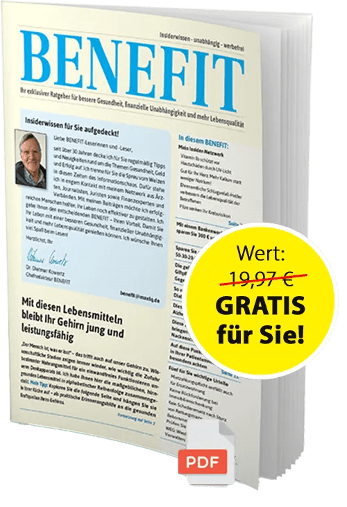 Sichern Sie sich jetzt Ihre kostenlose Probeausgabe von BENEFIT!