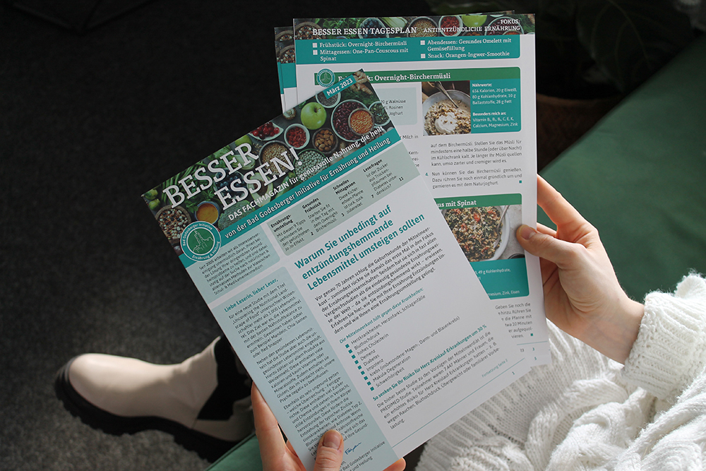 &bdquo;BESSER ESSEN!&ldquo;, entz&uuml;ndungshemmende Ern&auml;hrung