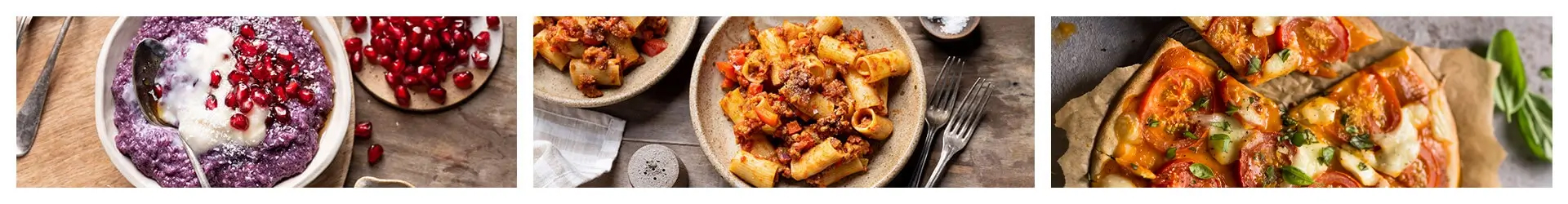 M&uuml;sli, Nudeln, Pizza &ndash; lecker