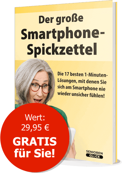 Wert: 29,95 € gratis f&uuml;r Sie! Neu „Der gro&szlig;e Smartphone-Spickzettel„